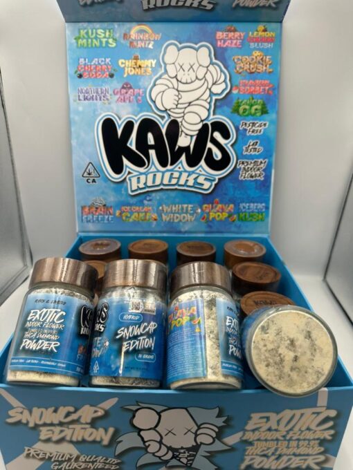 kaws rocks snowcaps