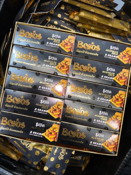 besos disposable gold edition
